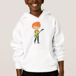 Rock Boy, Orange Hair, Band, Musik, Gitarrenspiele Hoodie