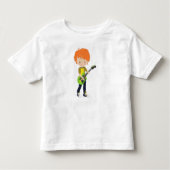 Rock Boy, Orange Hair, Band, Musik, Gitarrenspiele Kleinkind T-shirt (Vorderseite)