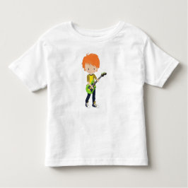 Rock Boy, Orange Hair, Band, Musik, Gitarrenspiele Kleinkind T-shirt