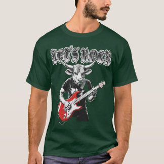 Rock Bull Gitarrenkopf Geschenk T-Shirt