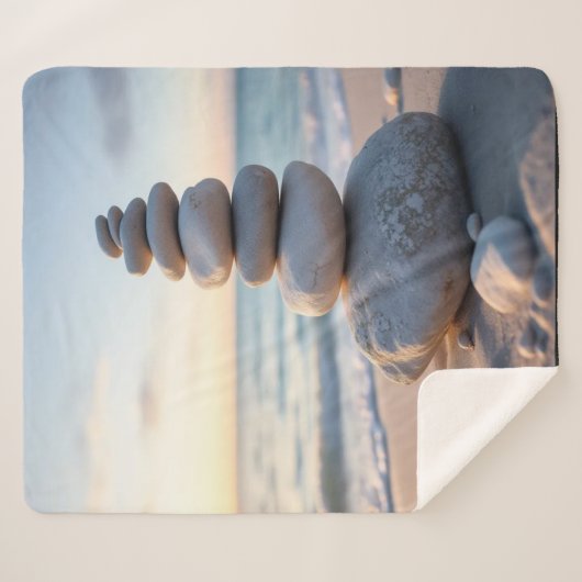 Rock Cairn Ocean Sherpadecke (Vorderseite (Horizontal))