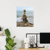 Rock Cairn (Säule) - Mackinac Island, Michigan Poster (Heimbüro)