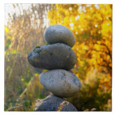 Rock Cairn Zen Garden Dekorative Tile Fliese (Vorderseite)