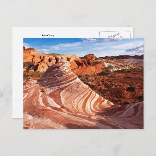 Rock Candy Postkarte (Vorne/Hinten)