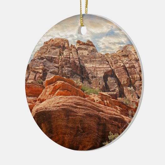 Rock Canyon Felsformation in Las Vegas Nevada Keramikornament (Links)