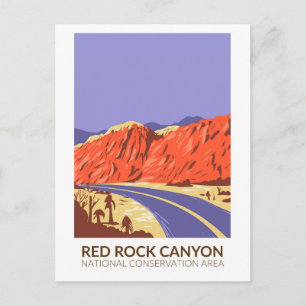 Rock Canyon National Conservation Area Roadway Postkarte