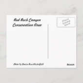 Rock Canyon Postcard Postkarte (Rückseite)