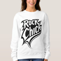 Rock Chick - Bold Black and White Typografy