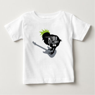 Rock Chick Green Romper Baby T-shirt