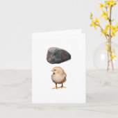 Rock + Chick Karte (Gelbe Blume)
