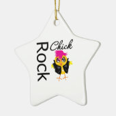 Rock Chick Keramik Ornament (Links)