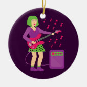 Rock Chick Keramikornament (Vorne)