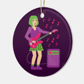 Rock Chick Keramikornament (Links)