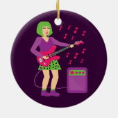 Rock Chick Keramikornament (Hinten)