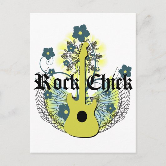 Rock Chick Postkarte (Vorderseite)