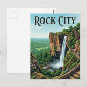 Rock City Gärten Postkarte (Vorne/Hinten)