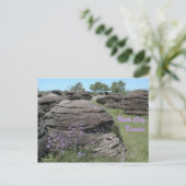 Rock City, Kansas Postkarte (Stehend Vorderseite)