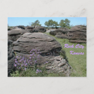 Rock City, Kansas Postkarte