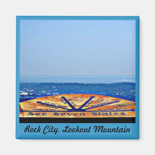 Rock City, Lookout Mountain Magnet (Vorne)