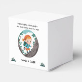 Rock Climber Adventure Theme Girl Baby Geschenkschachtel (Rückseite)