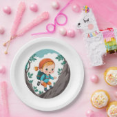 Rock Climber Adventure Theme Girl Baby Pappteller (Party)