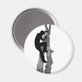 Rock Climber Bouldering Magnet (Vorderseite/Rückseite)