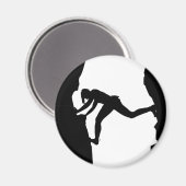 Rock Climber Bouldering Magnet (Vorderseite/Rückseite)