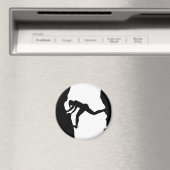 Rock Climber Bouldering Magnet (In Situ (Geschirrspüler))