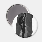 Rock Climber Bouldering Magnet (Vorderseite/Rückseite)