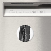 Rock Climber Bouldering Magnet (In Situ (Geschirrspüler))