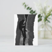 Rock Climber Bouldering Postcard Postkarte (Stehend Vorderseite)