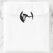 Rock Climber Bouldering Sticker (Tasche)