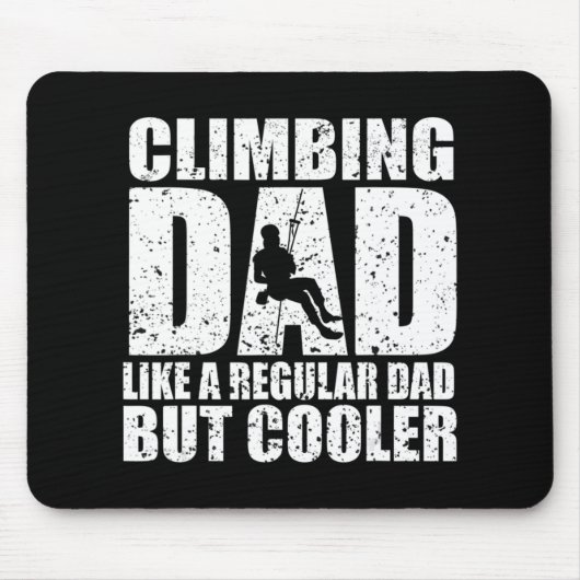Rock Climber Bouldering Vintag Retro Rock Climbin Mousepad (Vorne)
