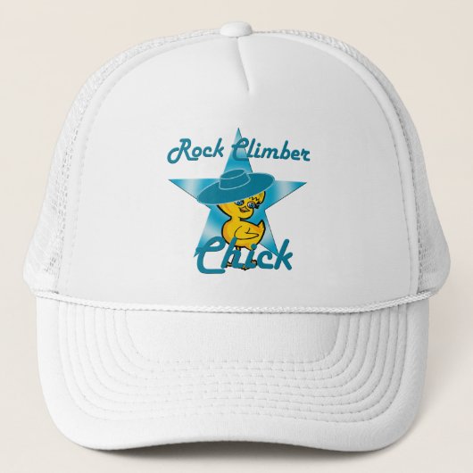 Rock Climber Chick #7 Truckerkappe (Vorderseite)