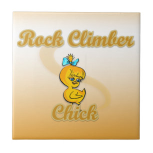 Rock Climber Chick Fliese