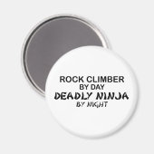 Rock Climber Deadly Ninja by Night Magnet (Vorderseite/Rückseite)