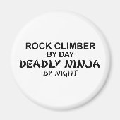 Rock Climber Deadly Ninja by Night Magnet (Vorne)
