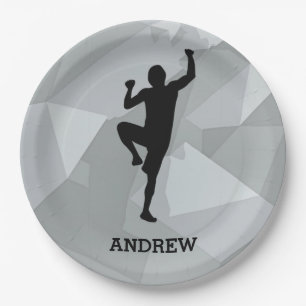 Rock Climber Design Pappteller