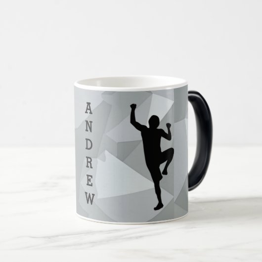 Rock Climber Design-Tasse Verwandlungstasse (VorderseiteRechts)