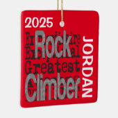 Rock Climber Extraordinaire CUSTOM Keramikornament (Rechts)