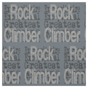 Rock Climber Extraordinaire Stoff