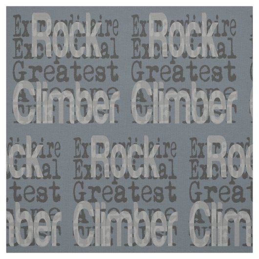 Rock Climber Extraordinaire Stoff (Muster)