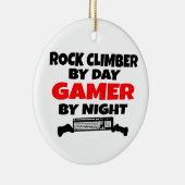 Rock Climber Gamer Keramikornament (Rechts)