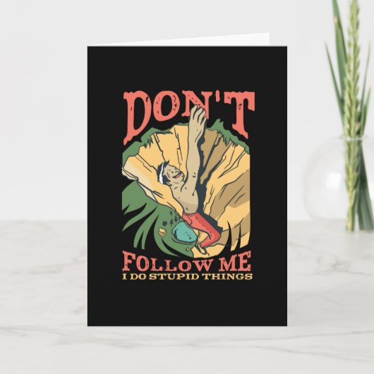 Rock Climber Karte (Vorderseite)