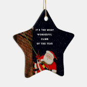 Rock Climber Keramik Ornament (Rechts)