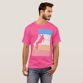 Rock Climber Kostüm Vintages Gebirge C T-Shirt (Vorne ganz)