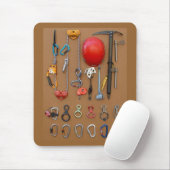 Rock Climber Mountainbike Gear Mousepad (Mit Mouse)