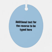 Rock Climber - Thema Bergtourismus mit Ihrem Text Ornament Aus Metall (Rückseite)