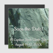 Rock Climbers auf El Capitan Magnetkarte (Vorne/Hinten)
