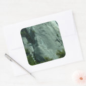 Rock Climbers auf El Capitan Quadratischer Aufkleber (Umschlag)